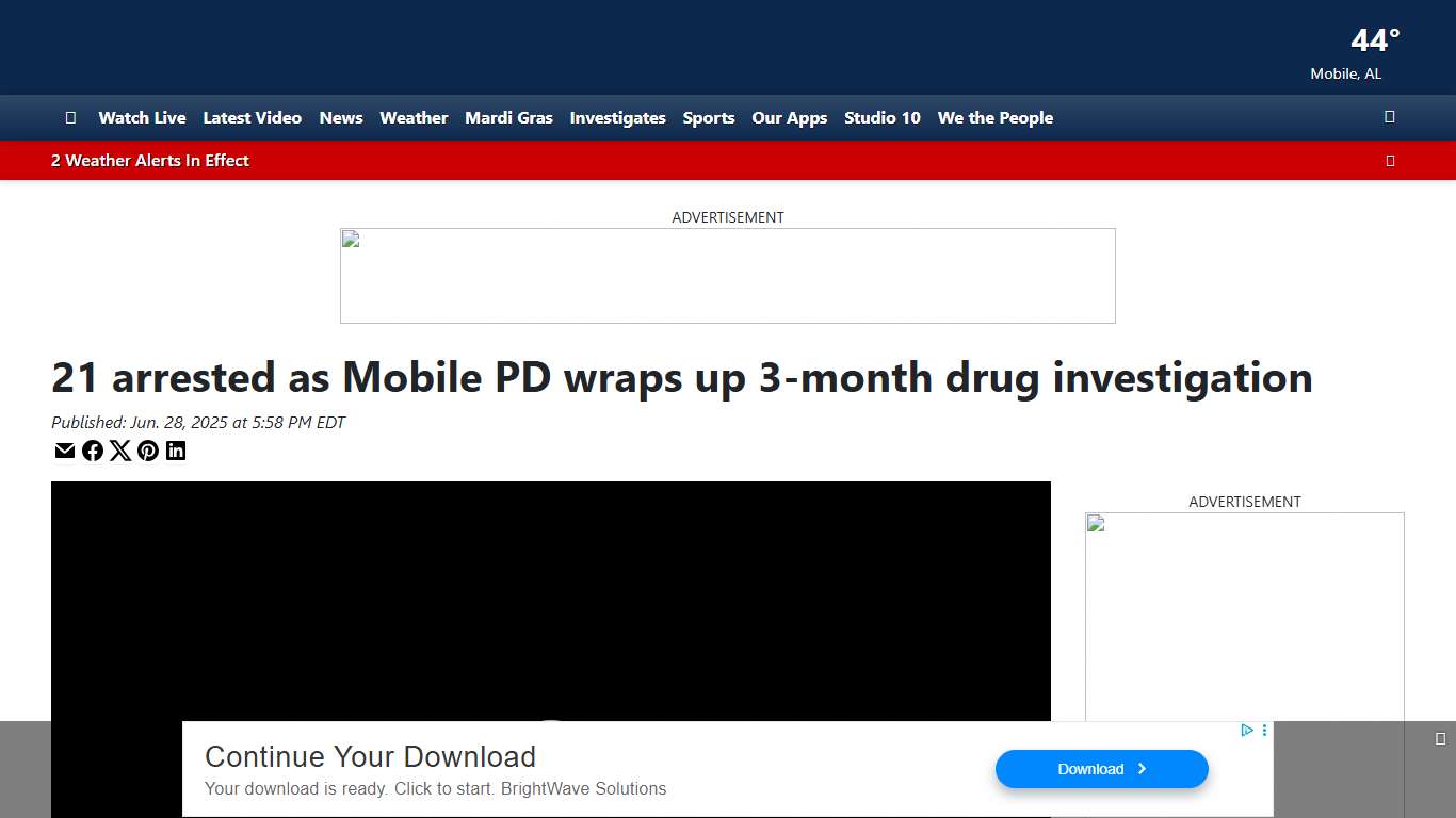 21 arrested as Mobile PD wraps up 3-month drug investigation